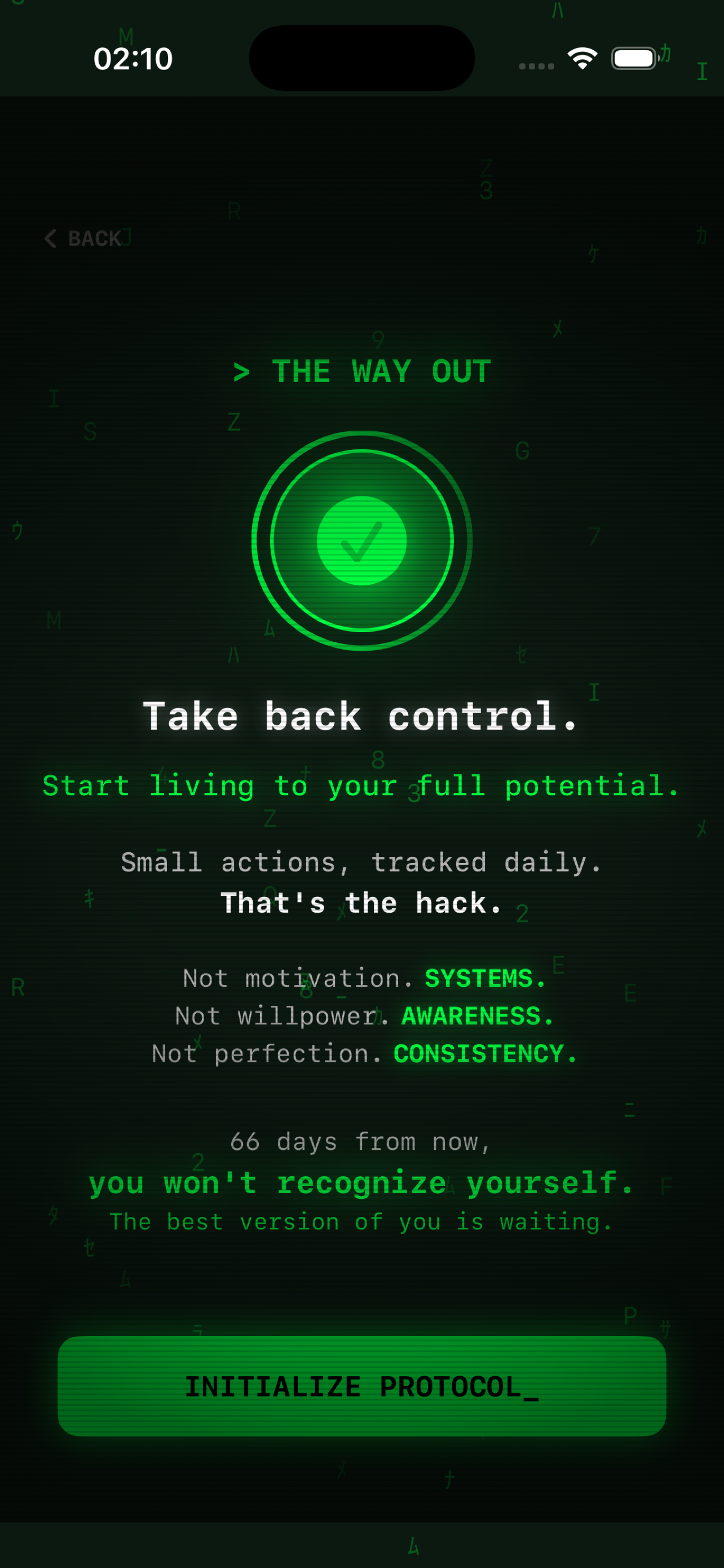 The Way Out - Initialize Protocol